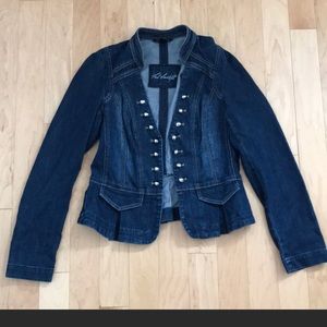 White House Black Market Denim Jacket